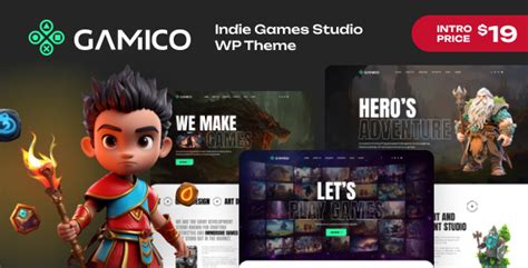 [Download] Gamico – Indie Games Studio WordPress Theme.